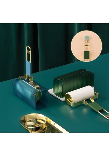 Sones Dövme Demir Giysi Toz Tüy Alma Aparatı Mavi