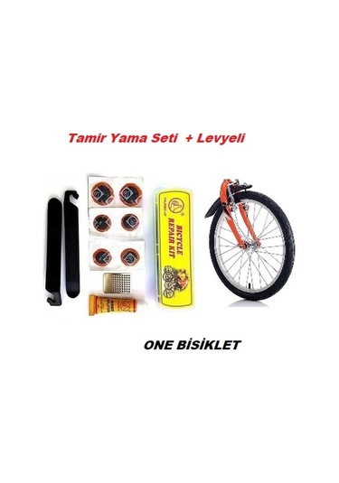Bisiklet Lastik Yama Tamir Ve Levye Seti Çok Renkli