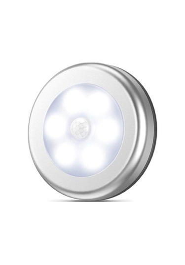 Geeksen 6'lı Paket Akıllı İnsan Algılama Lamba 6 Led Ev Yolu Dolap Tuvalet Işığı Otomatik Aç-kapa Beyaz Işık Diğer