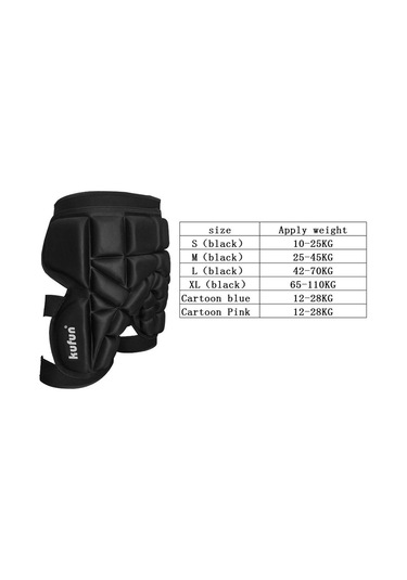 Suntek Ayarlanabilir 3d Yastıklı Kalça Koruyucu Kısa Siyah