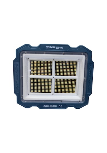 Çok Fonksiyonlu 3 Solar Panelli 400w Spot Aydınlatma Ws-5585