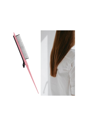 Suntek Kuaförlük Için Kuyruk Tarağı Alay Boyama Pembe