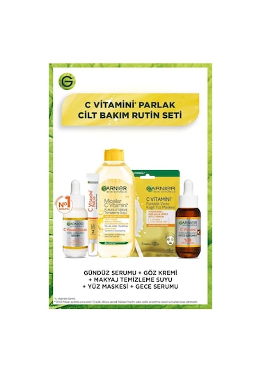 Garnier C Vitamini Parlak Cilt Bakım Rutin Seti