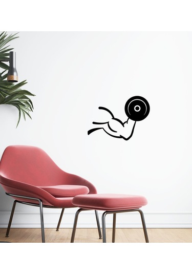 Bk Home Gym Tasarımlı Duvar Sticker-26