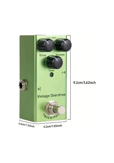 Didadodo Klasik Tüplü Amfi Sesi Unutulmaz Efekt Veren Vintage Overdrive Gitar Efekt Pedalı