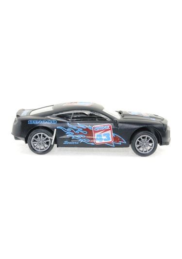 Die Cast Çek Bırak Metal Siyah Yarış Arabası 43