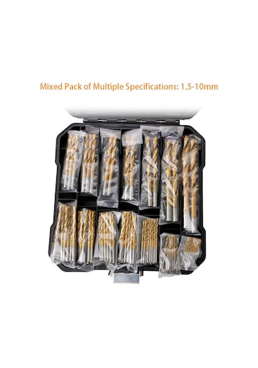 Xindoker Yüksek Hız Çeliği Matkap Ucu Seti - 22x4x2cm Boyut, 740g Ağırlık, 1 Adet