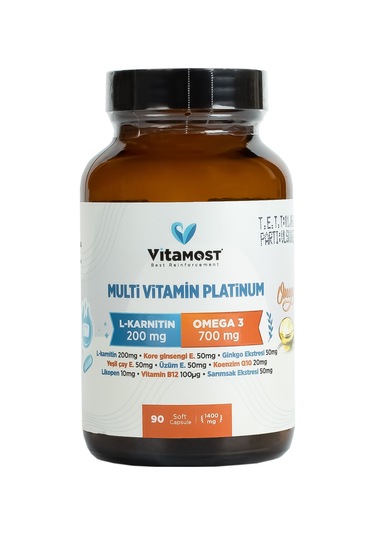 Vitamost Multivitamin Platinum 90 Kapsül