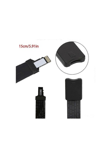 Teltree Gps Navigatör İçin 15cm Siyah Ffc Tf-microsd Kart Uzatma Kablosu - Veri Transferi Ve Bağlantı Güvenliği Sağlar
