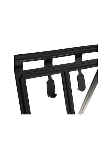 Homyl 2 Yollu Plastik Ekran Kapı Pet Köpek Kedi Veranda Siyah-l