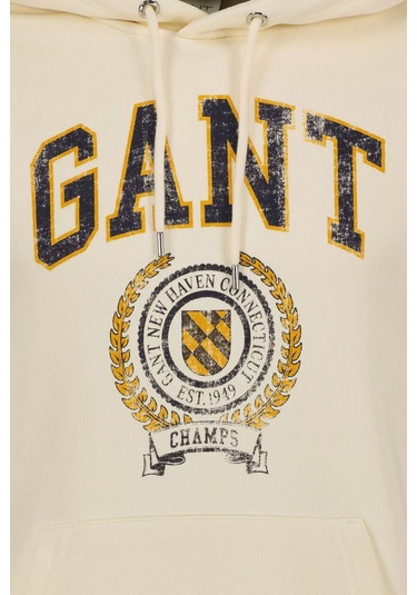 Gant Erkek Sweatshırt 2015068-130 2015068-130 Krem Krem