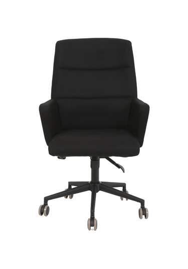Hunt Mobilya Vaga Siyah Kumaş Ofis Çalışma Koltuğu