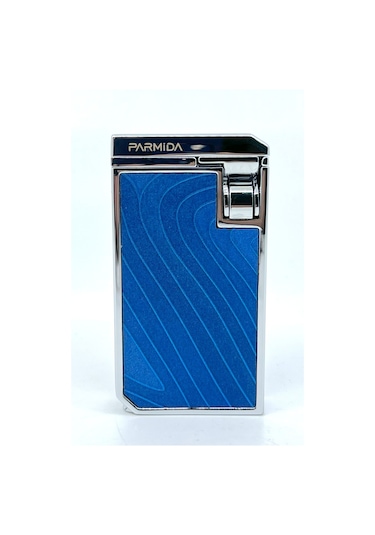 Parmida Çift Torch Puro Çakmağı - Lacivert/gümüş