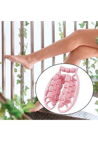 Suntek Bacaklar Için Masaj Silindiri Kapalı Uyluk Pembe Pembe