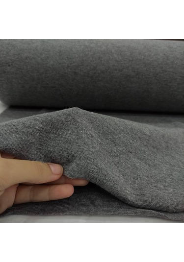 1 1 Bebe Kaşkorse Ribana Kumaş Kumaş Eni: 50 Cm Tüp %95 Pamuk %5 Elastan 059 Gri