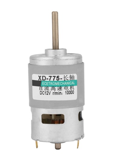 Tenfowee 775 Uzun Milyeli Dc Motor - 80w Güçlü Tork, 12v 10000 Devir/h, Soğutma Fanlı, Saf Bakır Tel, Yüksek Hızlı Sessiz Çalışma