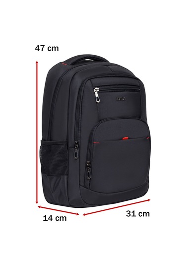 Dada Siyah Okul Çantası Geniş İç Hacim Uzun Ömürlü Ve Sağlam Ortaokul Lise Üniversite Dada  03