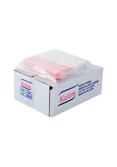 13 X 16 Cm Kilitli Poşet / Naylon Torba 600 Adet - Kafem