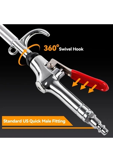 Dashanshop 26 Inç Uzatmalı Hava Tabancası Ayarlanabilir Nozul Endüstriyel Ve Ev Toz Temizleme