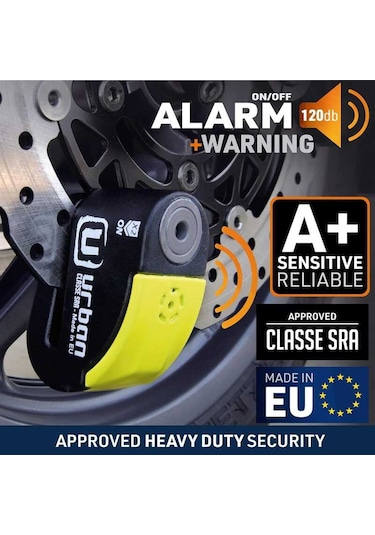 Urban Securıty Ur10 Alarmlı Disk Kilidi