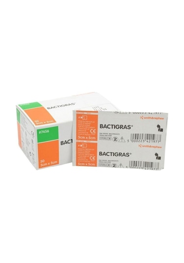 Smith&Nephew Bactigras Parafinli Tül Sargı 5 x 5 CM