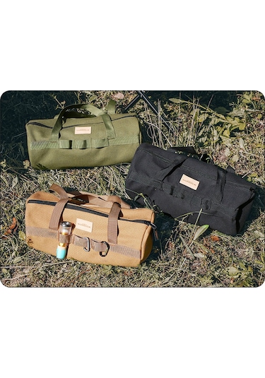 Dofolink Kamp Çadırı Toprak Çivi Depolama Çantası, Kuvvetli Kumaş, El Tutturmalı, Yeşil, Açık Hava Gereçleri İçin Yeşil