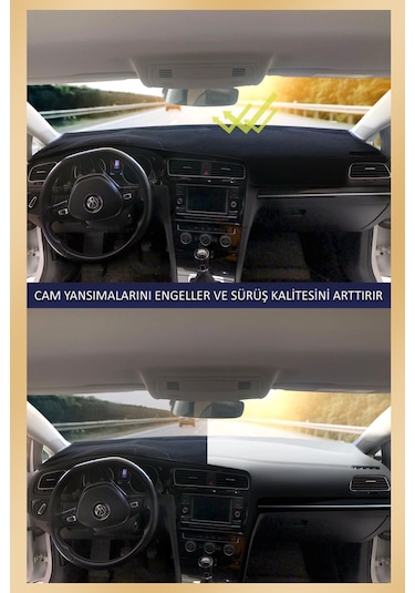 Opel Combo C 2001-2011 Torpido Koruma Kılıfı Gri Kenar