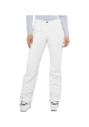 Salomon The Brilliant Kadın Kayak Pantolonu Lc1393100 Beyaz