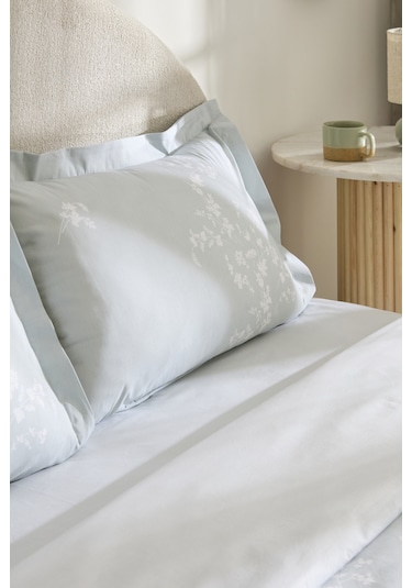 Kaşmir Home Fancy %100 Pamuk Çift Kişilik Nevresim Takımı Mint Mint