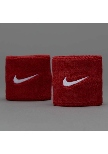 Nike Swoosh Wristbands Havlu El Bilekliği Kırmızı Renk Kırmızı