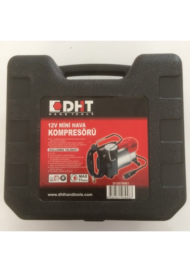 Dht Mini Hava Kompresörü 12 Volt Krom Kompresör