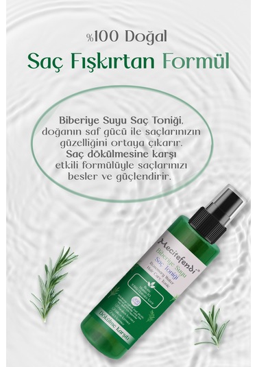 Mecitefendi Biberiye Suyu Saç Toniği 150 ML