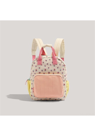 Neevoyu Kadınlar İçin Dayanıklı Kumaş Çanta, Çilek Desenli Renkli Spor Çantası, Hafif Ve Geniş Bölmeli Günlük Kullanim