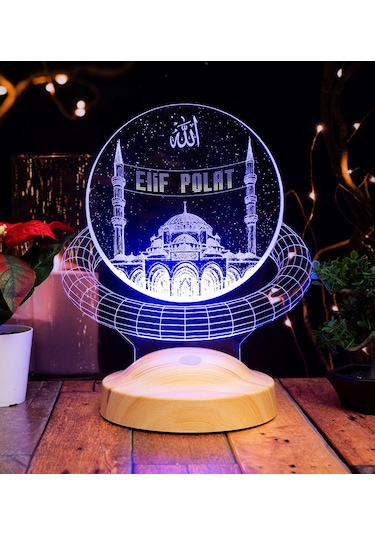 Mahyalı Camii, Kişiye Özel Dini Hediye 3D Led Lamba