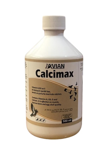 Royal İlaç Calcimax 500 ML Kafes Kuşlarında Kabuk Ve Fosfor Desteği