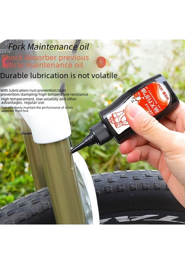 Qingmipy Mountain Bike Amortisör Bakım Yağı - Ön Arka Şok Absorberi Silikon Yağı, Zımpara Ve Lubrikasyon, Dayanıklı Bakım Sıvısı Çok Renkli