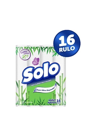 Solo Bambu Kağıt Havlu 16'lı