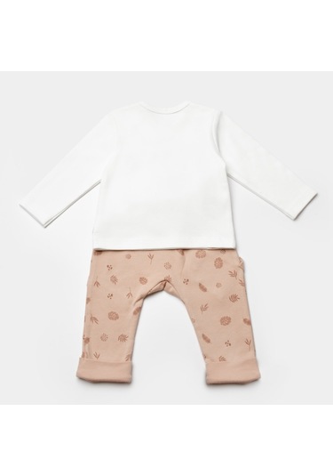 Biorganic Love Our Earth 2'li Bebek Takımı 59817 Mocha Beyaz - Kahverengi