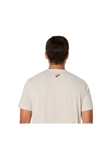 Asics Asıcs Logo Ss Tee Erkek Krem Kısa Kollu Tshirt 2031e188-201 Krem