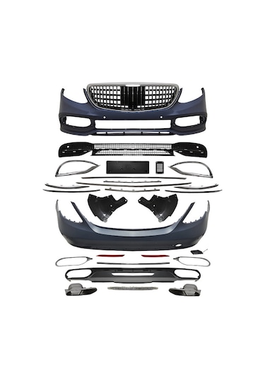 Mercedes W213 Maybach Body Kit, 2b2-çıkış, Pdcli: Ön/arka, Panj-l