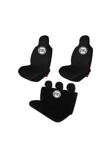 Fiat Fiorino Pratik Servis Kılıfı Ön ve Arka Set Siyah