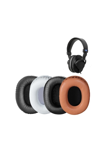 Sony Mdr-7506 / V6 / 900st İçin Kulaklık Sünger Kulaklıklar, Renk: Ağ Dikiş Siyah
