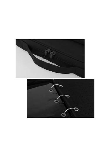 Suntek Emaye Pin Ekran Sayfaları Taşınabilir Seyahat Depolama Siyah