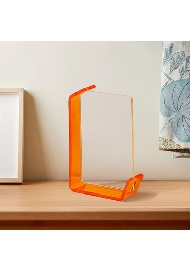 6/7-inç Yüzen Fotoğraf Çerçevesi Kendin Yap Çift Taraflı Yatay Dikey Neon Akrilik Ev Ofis Masaüstü Ayaklı Dekoratif