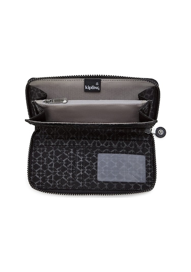 Kipling Kıplıng Money World Büyük Boy Cüzdan Siyah Sıgnature Emb Siyah