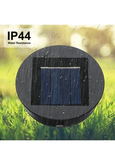 Besthome1 2 Adet 80mm Solar Fener Batarya Kutusu, Ip44 Su Geçirmez, 600mah Pil, Beyaz Led, Kristal Güneş Paneli