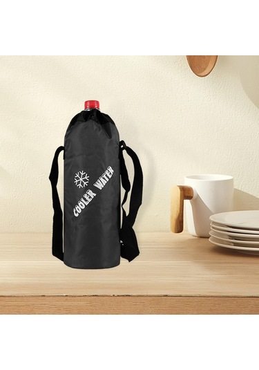Dolıty Yalıtımlı Soğutucu Tote Katlanabilir Ayarlanabilir Siyah
