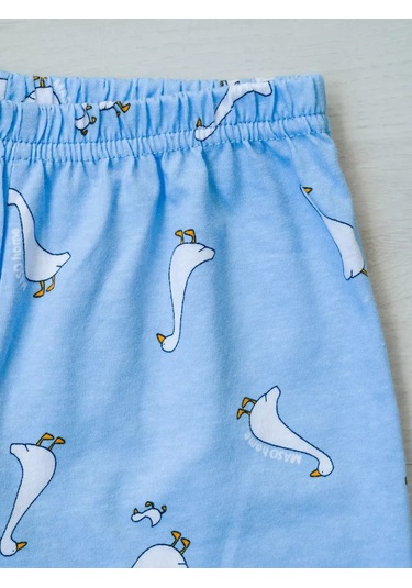 Maso Home Kız Çocukları İçin Pantolonlu Pijama 235898342 Açık Mavi