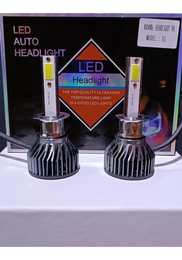 H1 V6 Led Xenon Şimşek Etkili Beyaz Led Zenon