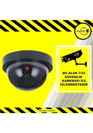 Lorex Lr-Sk04 Caydırıcı Dome Kamera + Kamera İle İzlenmektedir Le